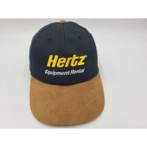 Vintage Hertz Equipment Rental K-Products Snapback Hat Cap Men Women Black Brown
